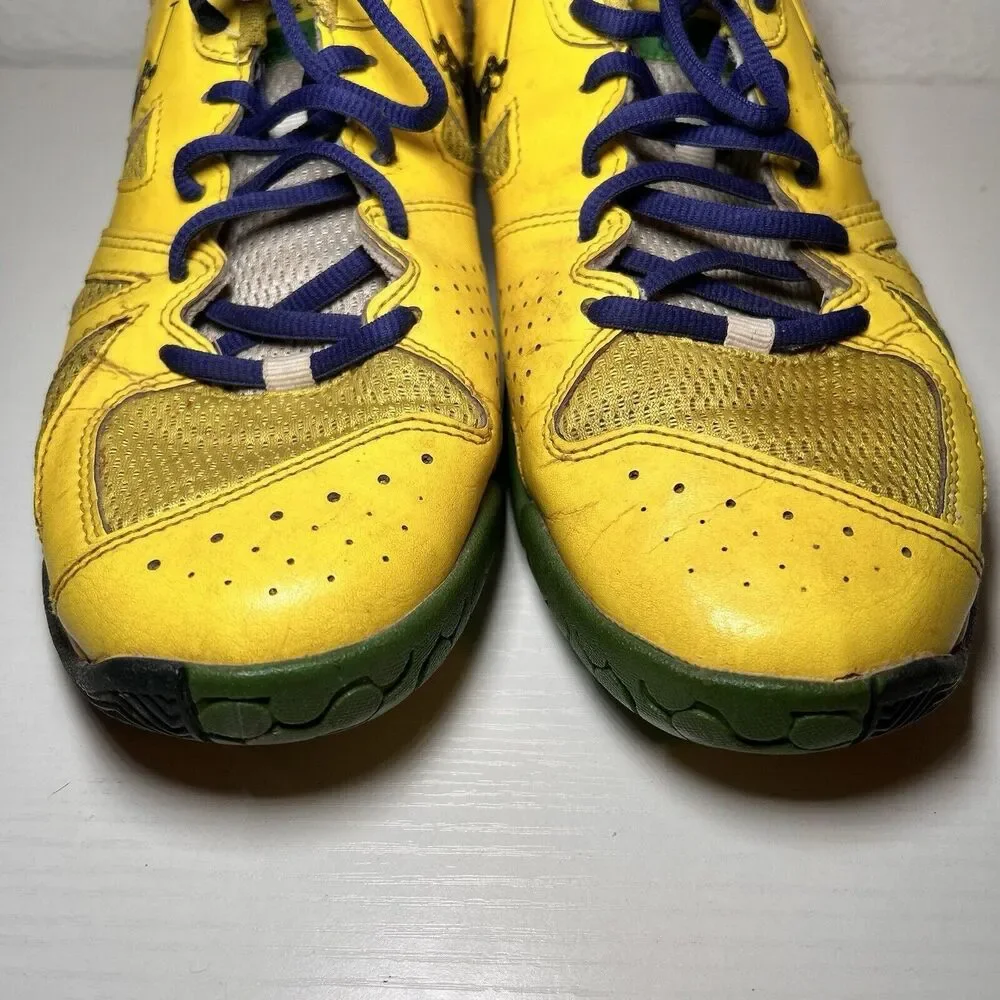 New Balance 696 Sneakers Athletic Shoes Yellow 2014 Sz 10.5 WC696PL Polo Collab